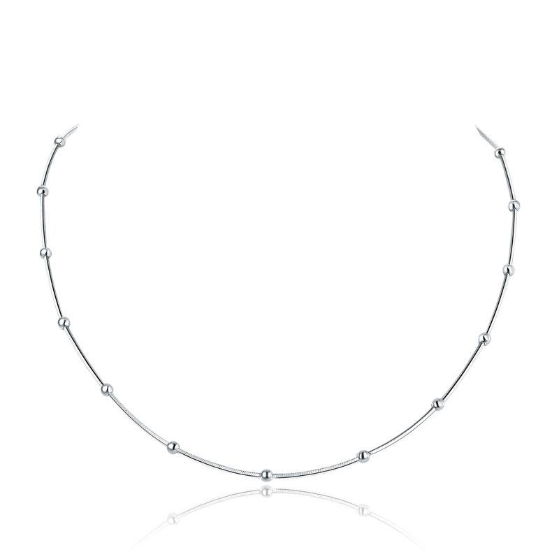 Solid 925 Sterling Silver Chain Necklace