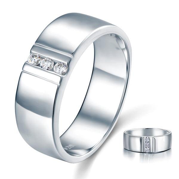 Men’s Solid Sterling 925 Silver Band